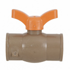 Registro Esfera PVC Marrom Soldável 1.1/4" 40mm Equation