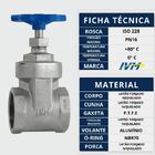 Registro Gaveta 1 Padrão Saneamento Nbr 14580 Latão Forjado N