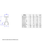 Registro Gaveta Bruto Cobre Acionamento Volante 1.1/4 Polegada Norma NBR 10071 10072 Uso Semi Industrial Deca