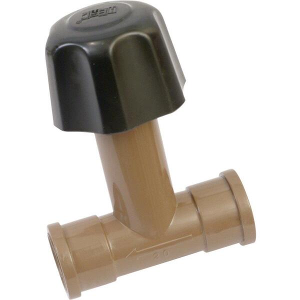 Registro Herc Pvc Soldável S/canopla 1987 20mm Marrom - Embal