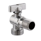 Registro Metal Cromado 1/4 Volta 1/2x3/4 Área Externa Casagra