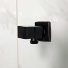 Registro Para Ducha Higiênica Preto Fosco Quadrado Registro T