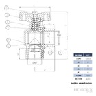 Registro Para Gás Esfera Angular 1/2 X 1/2 F X F Ivm Italy Bo
