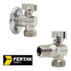 Registro Para Máquina De Lavar Fertak 1/2 Cromado