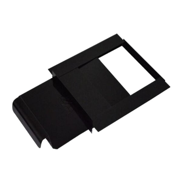 Registro Regulador Chamine Chapa Aço Preta Popular 24x35cm