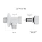 Registro Regulador Vazão Branco Censi 1/2 9594