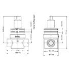 Registro Tipo Gaveta Basetec Ppr 1/4 Volta 25mm Docol 00568400