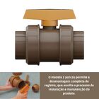 Registro Válvula Esfera 75mm Soldável Com Duas Porcas Tigre