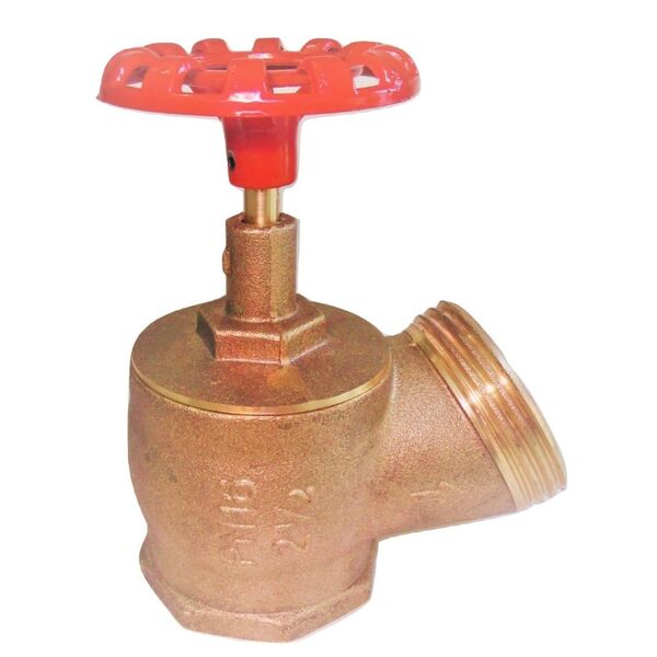 Registro Válvula Globo 45º Pn16 2.1/2 Para Hidrante Incêndio