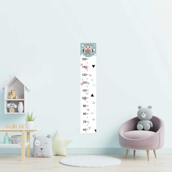 Régua Adesiva Infantil Coruja N09187 20x115cm