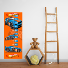 Régua De Crescimento Hot Wheels