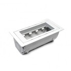 Régua Facility 150 Em Abs Para 4 Blocos (vazia) - Branco