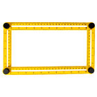 Regua Medida Multi Angulo Amarelo