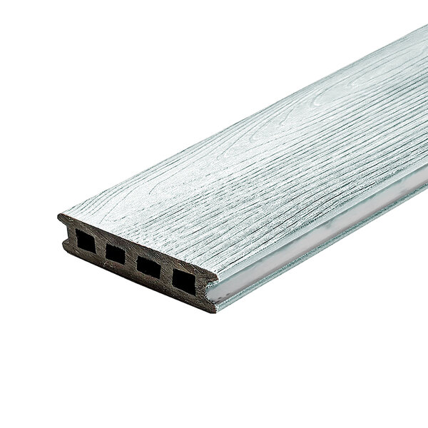 Régua para Deck de Madeira Plástica 12x240cm Branco Carrara InBrasil