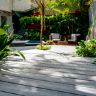 Régua para Deck de Madeira Plástica 12x240cm Cinza InBrasil