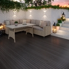 Régua para Deck Madeira Plástica Komi 15x120cm Marrom