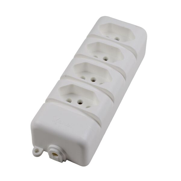 Régua Para Extensão Com 4 Tomadas De 3 Pinos 20a Kahel - Bran