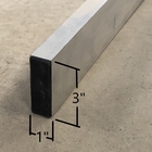 Régua Pedreiro Alumínio Grosso 3x1 Polegadas C/ 1,50m