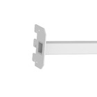 Regua Porta Gancheira 090 Para Gondola Fit Branco Kit 5 Pç