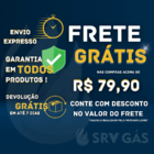 Regulador De Gás 506/03 Aliança 7kg + 2un Conexão Da Válvula