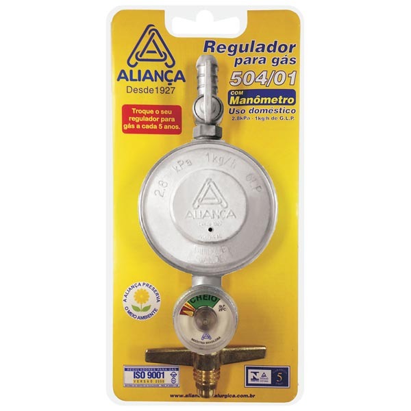 Regulador de gás GLP Para fogão doméstico Aliança