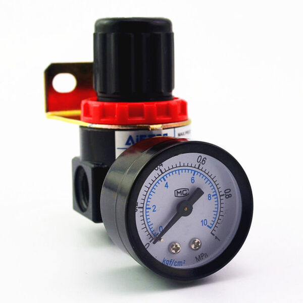 Regulador De Pressão Para Compressor Com Manômetro 1/4 Ar2000