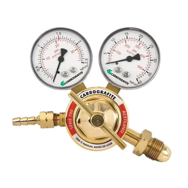 Regulador De Pressão Série 700 P/ Cilindro Acetileno - 100188