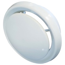 Regulador De Vazão De Ar Rva 125mm Plástico Sicflux