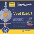 Regulador Para Gás Aliança 506 Grande Sem Mangueira