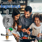 Regulador Para Gas Domestico 505/01 Com Manometro Alianca