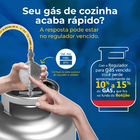 Regulador Para Gas Domestico 506/01 Btm Com Manometro Alianca