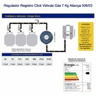 Regulador Pressão Gás Aliança 506/03 7 Kg/h Estágio Único