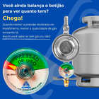 Regulador Registro De Gás De Cozinha Com Monômetro Vazão 1kg/