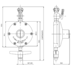 Regulador Registro De Gás De Cozinha Vazão 2kg/h + Mangueira