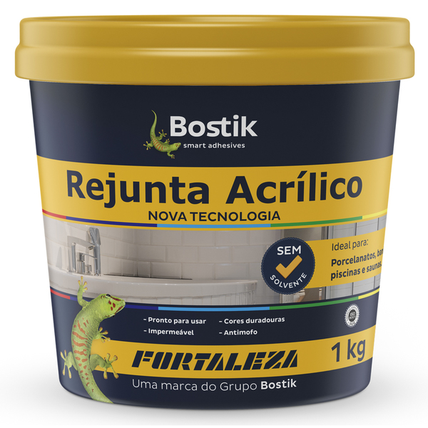 Rejunte Para Areas Umidas Acrilico Castor 1 Kg Bostik Fortaleza Leroy Merlin