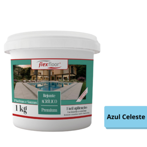 Rejunte Acrílico Flexfloor - 1kg Azul Celeste | Leroy Merlin