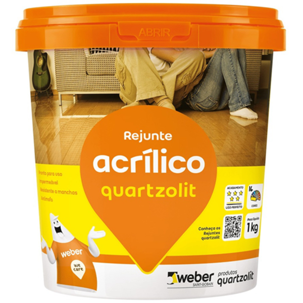 Rejunte Acrílico Ype 1 Kg Anti Fungo Quartzolit