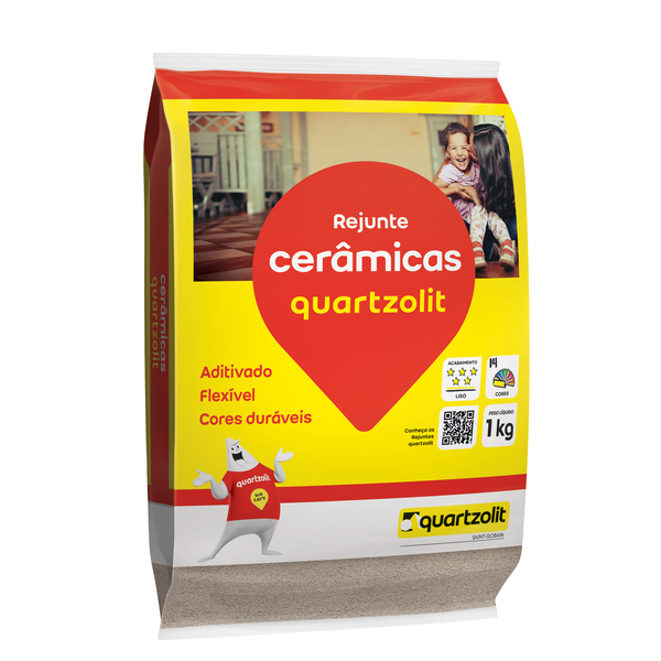 Rejunte Cerâmico Branco 1kg Quartzolit