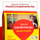 Rejunte Cerâmico Quartzolit 5kg - Marrom Tabaco