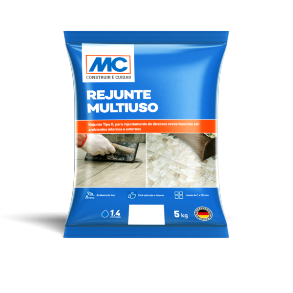 Rejunte Cimentício Branco 5 Kg MC Bauchemie