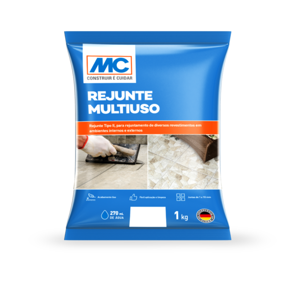 Rejunte Cimentício Crema Marfil 1 Kg MC Bauchemie