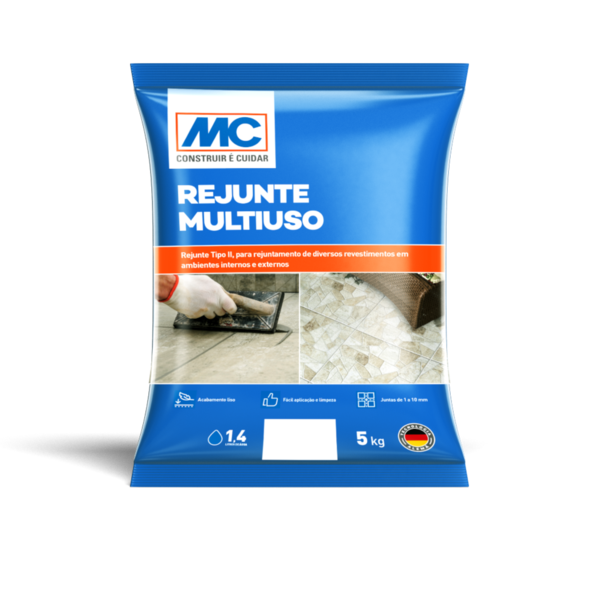 Rejunte Cimentício Palha 5 Kg MC Bauchemie