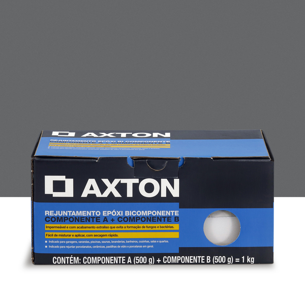 Rejunte Epóxi Cinza Escuro 1 Kg Axton