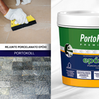 Rejunte Epóxi Porcelanato - Portokoll - 1kg Preto Intenso