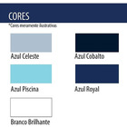 Rejunte Epoxi Portokoll - 1kg Azul Piscina