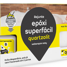Rejunte Epoxi Quartzolit Cores 1kg Cerâmica Porcelanato Branco