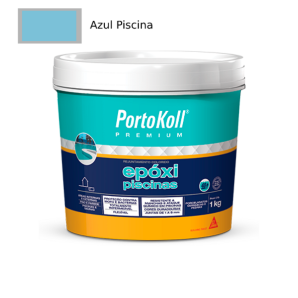 Rejunte Especial Piscinas Epoxi Portokoll Premium Piscina