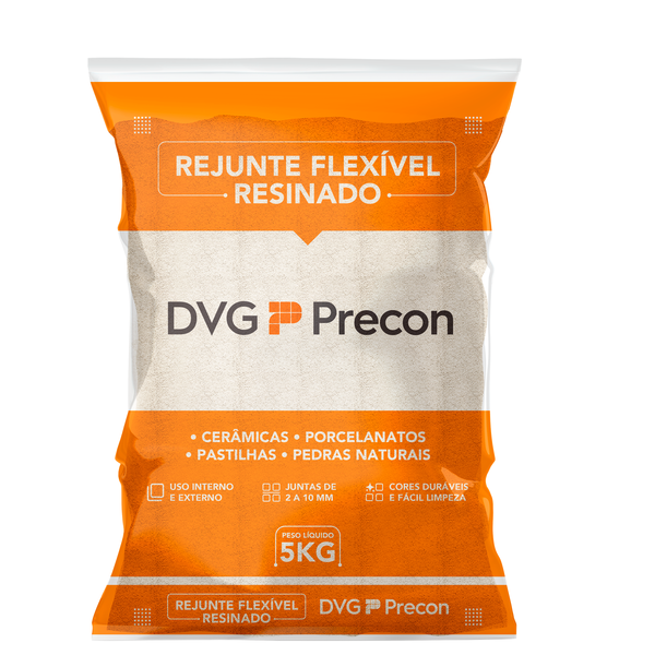Rejunte Flex Resinado Platina 5 Kg DVG