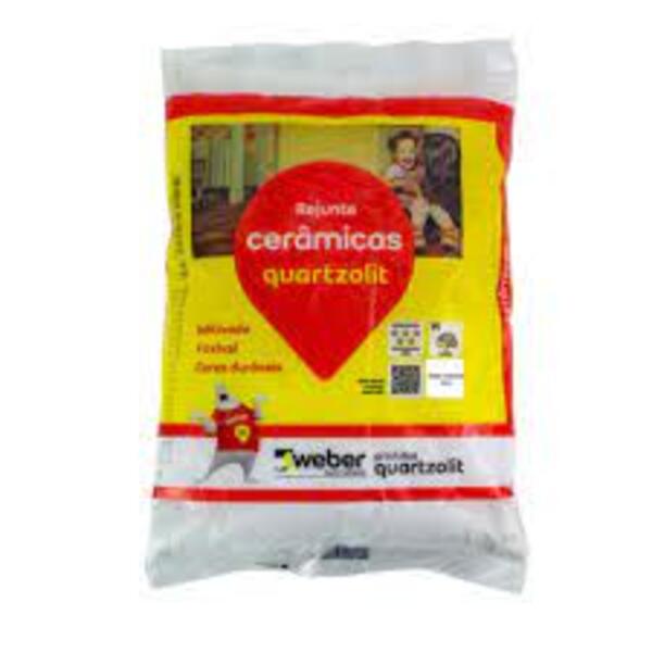 Rejunte Flexível Para Cerâmicas 1kg Quartzolit - Palha