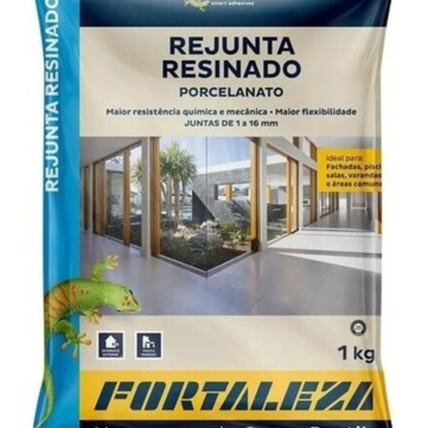 Rejunte Fortaleza Porcelanato 1kg - Cores Avelã